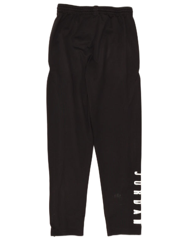 Jordan Boys Graphic Tracksuit Trousers 12-13 Years Large Black Colourblock