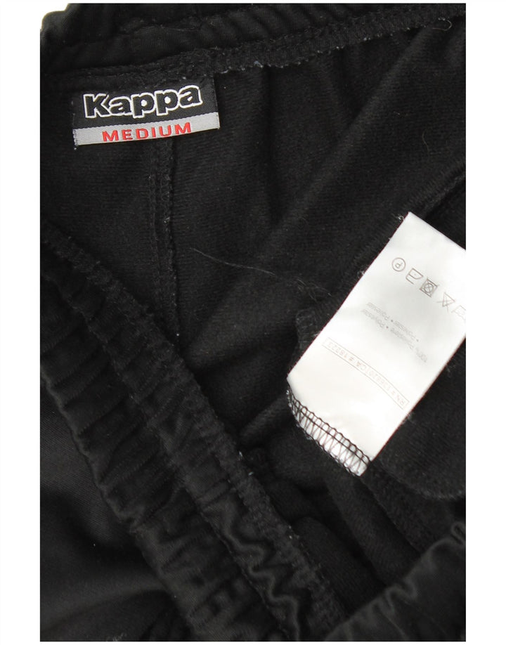 Kappa Mens Tracksuit Trousers Joggers Medium Black Polyester