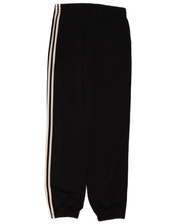 ADIDAS Boys Tracksuit Trousers Joggers 15-16 Years Black Polyester