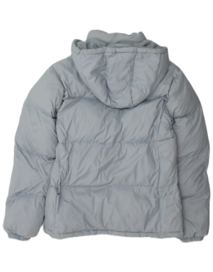 Kappa Womens Hooded Padded Jacket UK 16 Large Blue Polyamide