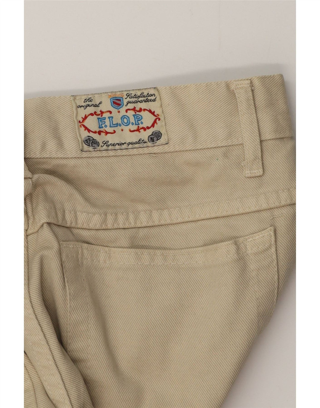VINTAGE Womens Tapered Jeans W28 L32  Beige