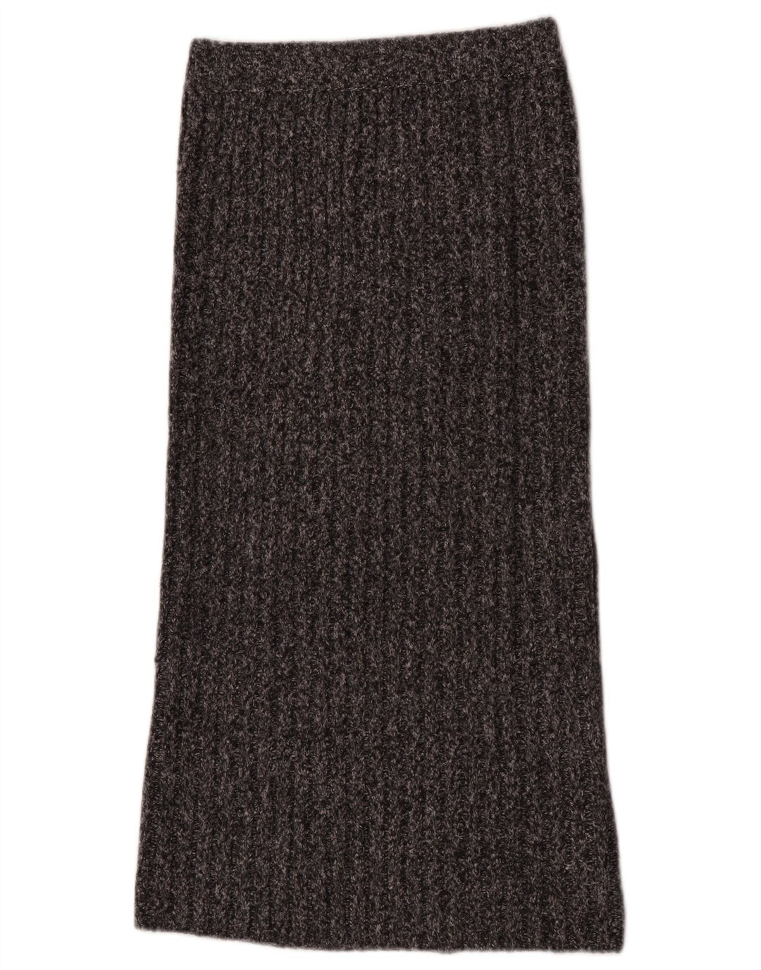 Zara Womens Knit Maxi Skirt Small W26 Grey Polyester