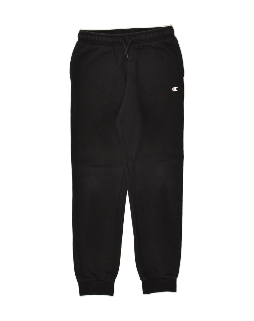 CHAMPION Boys Tracksuit Trousers Joggers 9-10 Years Medium Black Cotton | Vintage Champion | Thrift | Second-Hand Champion | Used Clothing | Messina Hembry 