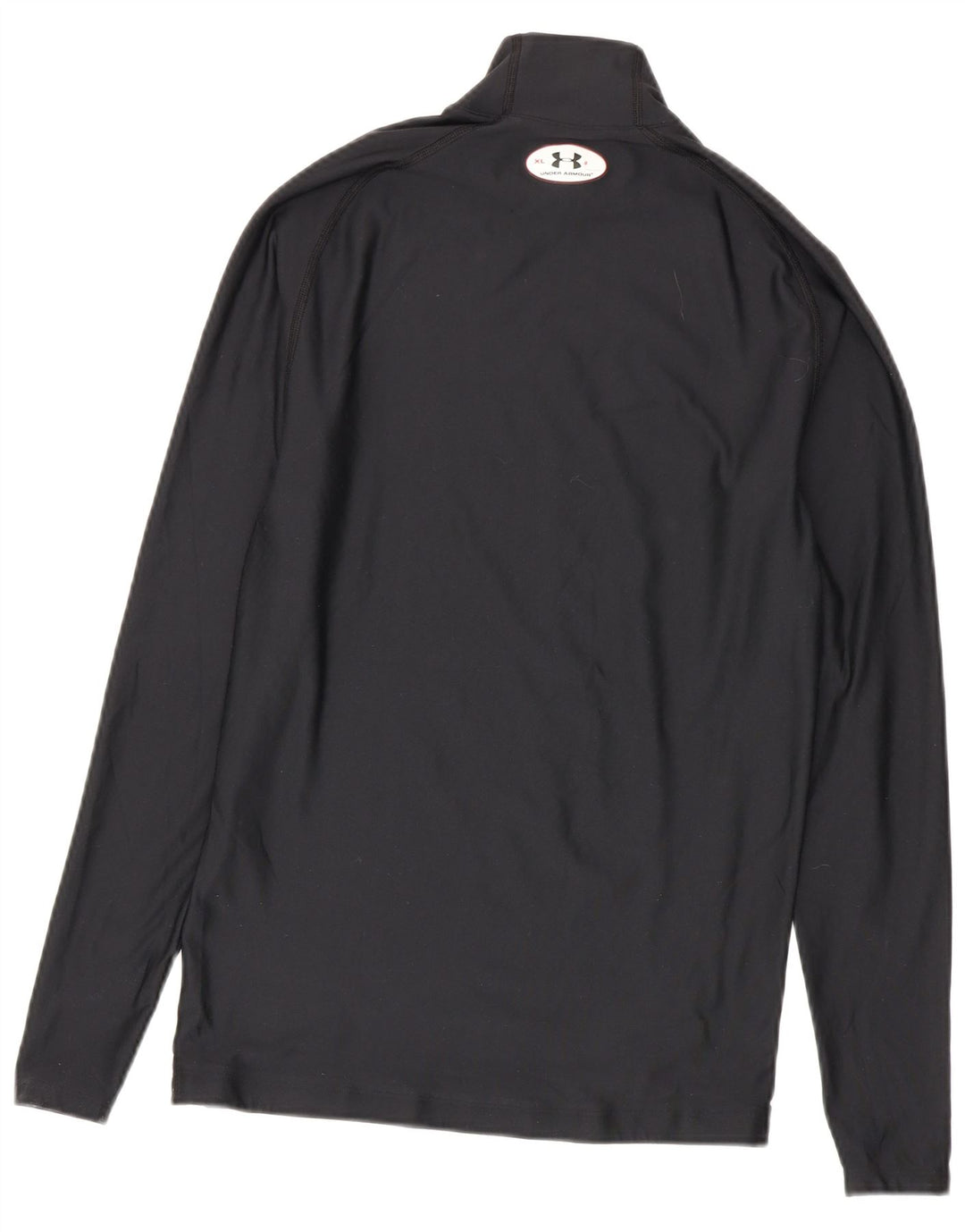 Under Armour Mens Cold Gear Top Long Sleeve XL Black Polyester