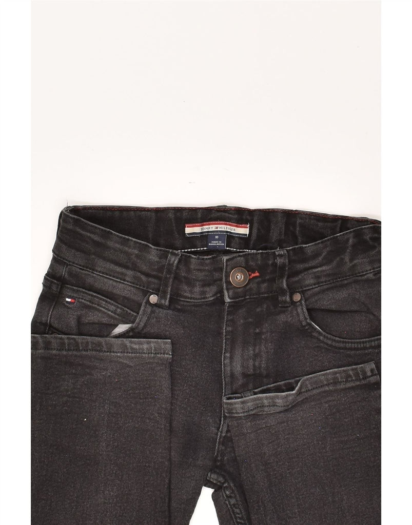 TOMMY HILFIGER Boys Straight Jeans 9-10 Years W26 L25  Black Cotton | Vintage Tommy Hilfiger | Thrift | Second-Hand Tommy Hilfiger | Used Clothing | Messina Hembry 