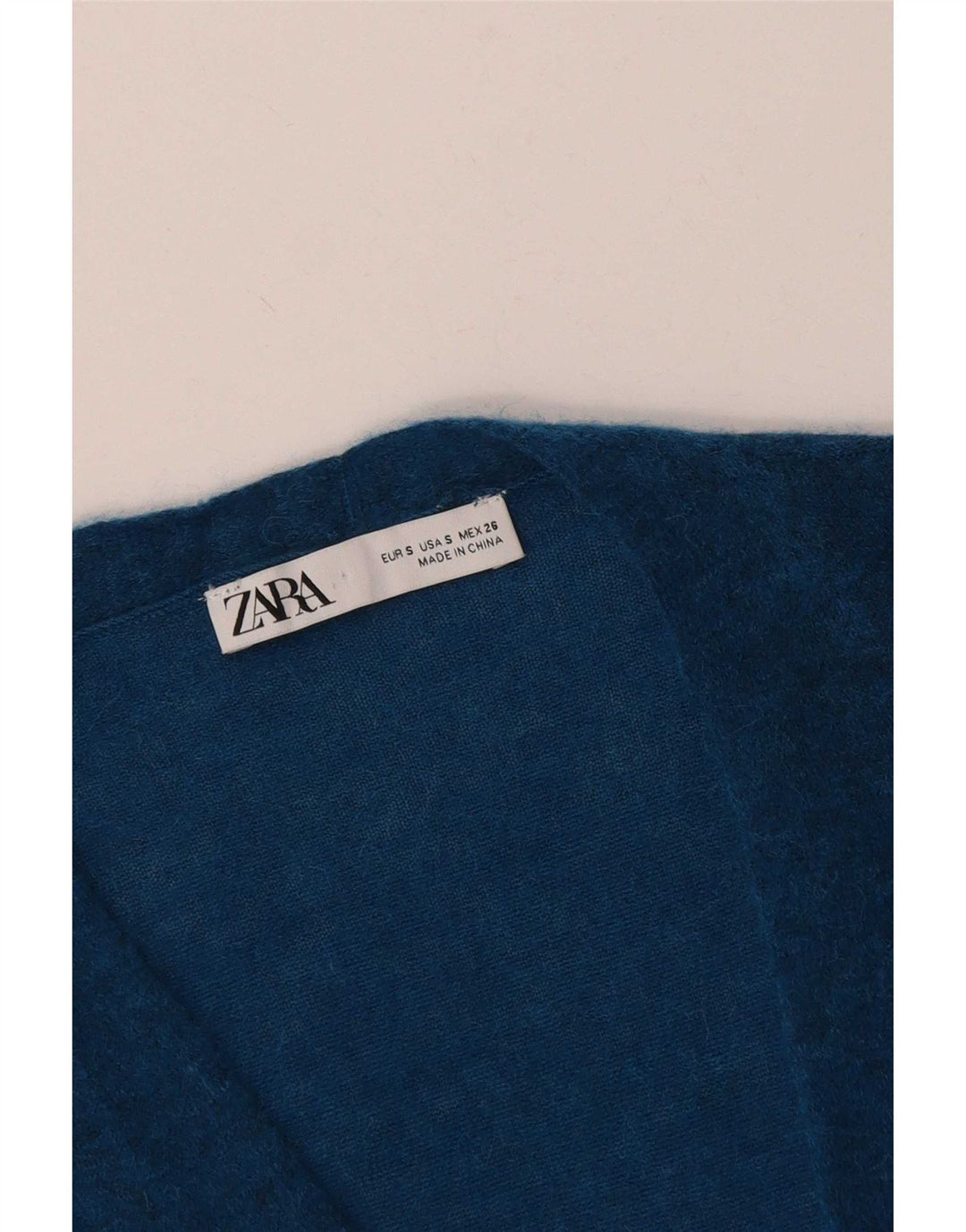 Zara Womens Oversized Cardigan Sweater UK 10 Small Blue