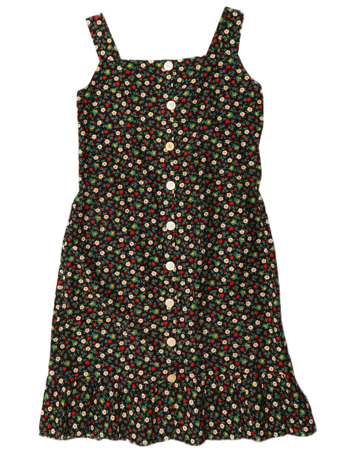VINTAGE Womens Sundress UK 12 Medium Multicoloured Floral