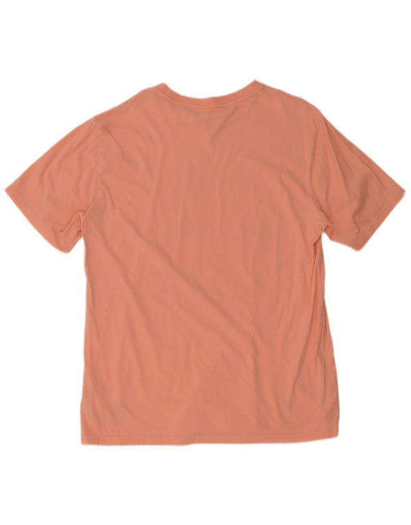 CONVERSE Mens Graphic T-Shirt Top XL Pink Cotton