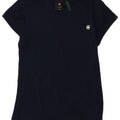 G-Star Womens T-Shirt Top UK 12 Medium Navy Blue Cotton