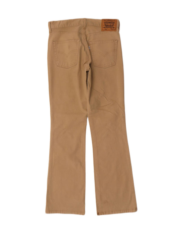 Levi's Mens 525 Bootcut Casual Trousers W30 L32 Beige Cotton