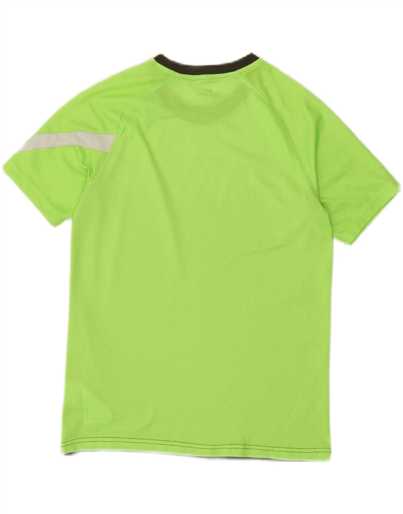 NIKE Boys Dri Fit T-Shirt Top 13-14 Years XL Green Colourblock Polyester Vintage Nike and Second-Hand Nike from Messina Hembry 