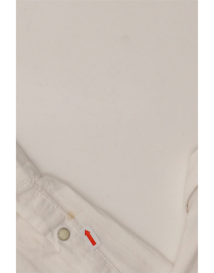 ALLEY DOCKS Mens Shirt 2XL White Cotton