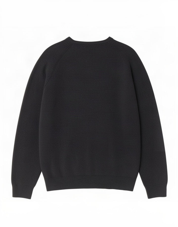 Marks & Spencer Mens V-Neck Jumper Sweater Medium Navy Blue Acrylic