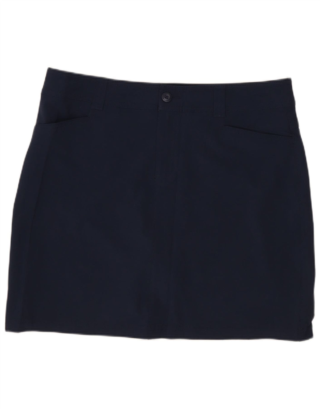 EDDIE BAUER Womens Mini Skirt US 8 Medium W32  Navy Blue Polyester