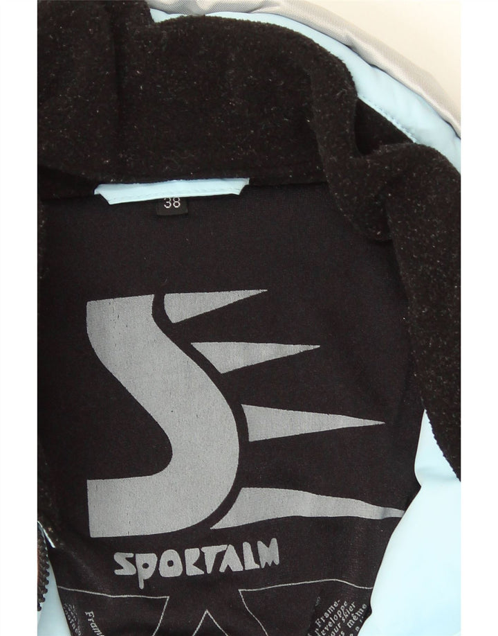 Sportalm Womens Racer Jacket EU 38 Medium Blue Colourblock Polyamide
