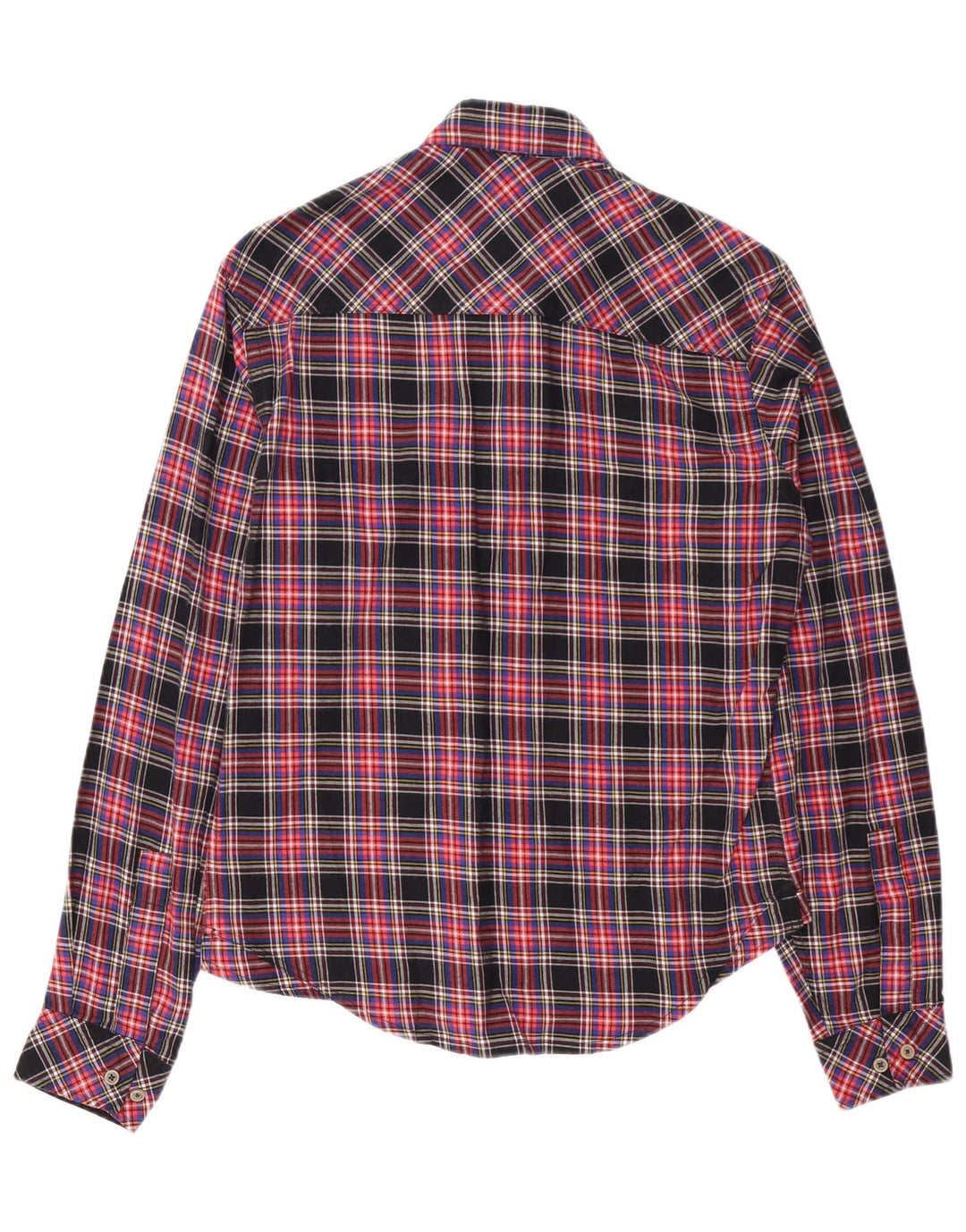 Marlboro Classics Mens Flannel Shirt Small Red Check