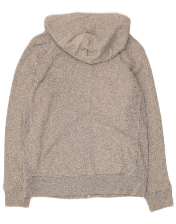 Levi's Womens Graphic Zip Hoodie Sweater UK 6 XS Grey Cotton