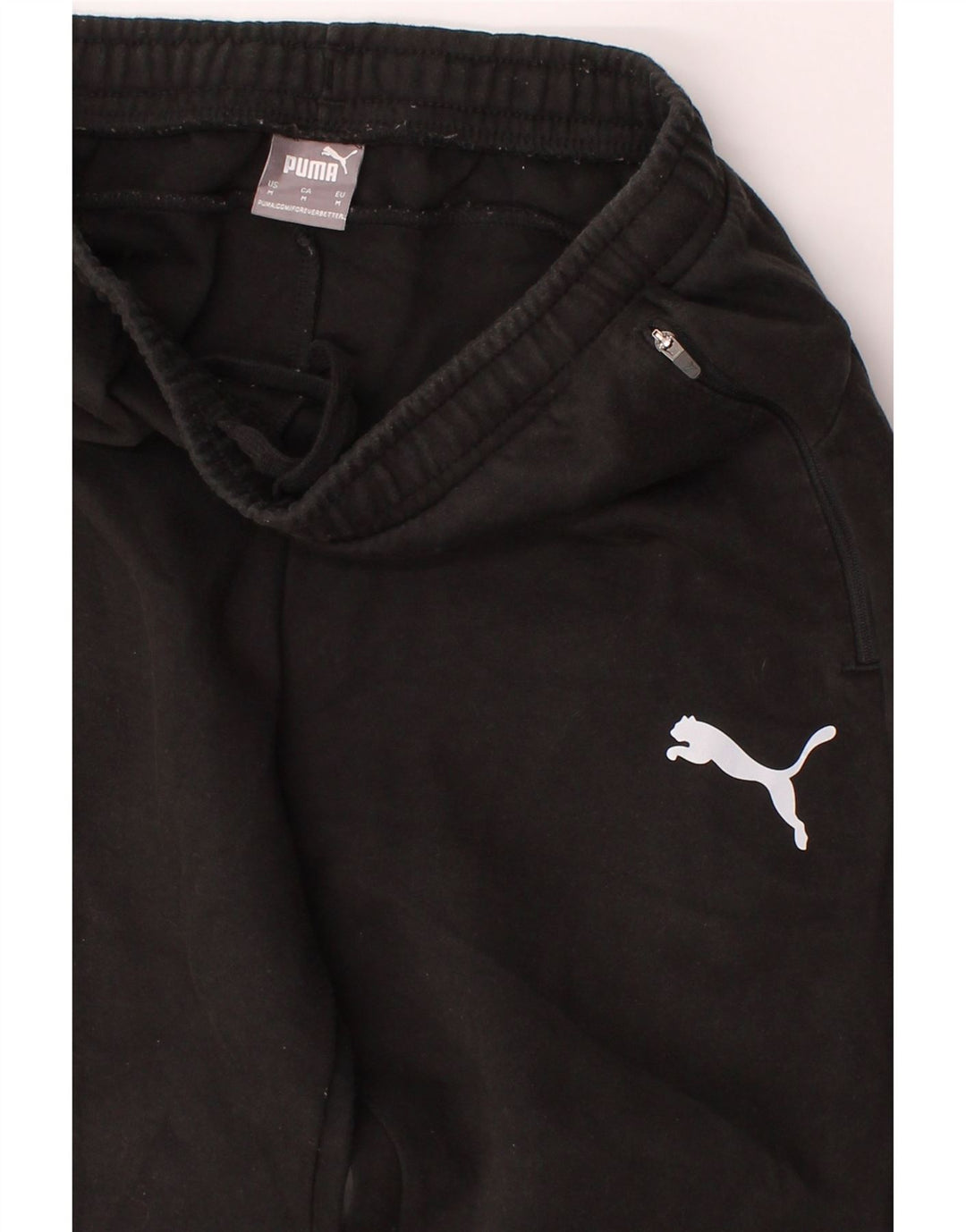 PUMA Mens Tracksuit Trousers Medium  Black Cotton Vintage Puma and Second-Hand Puma from Messina Hembry 