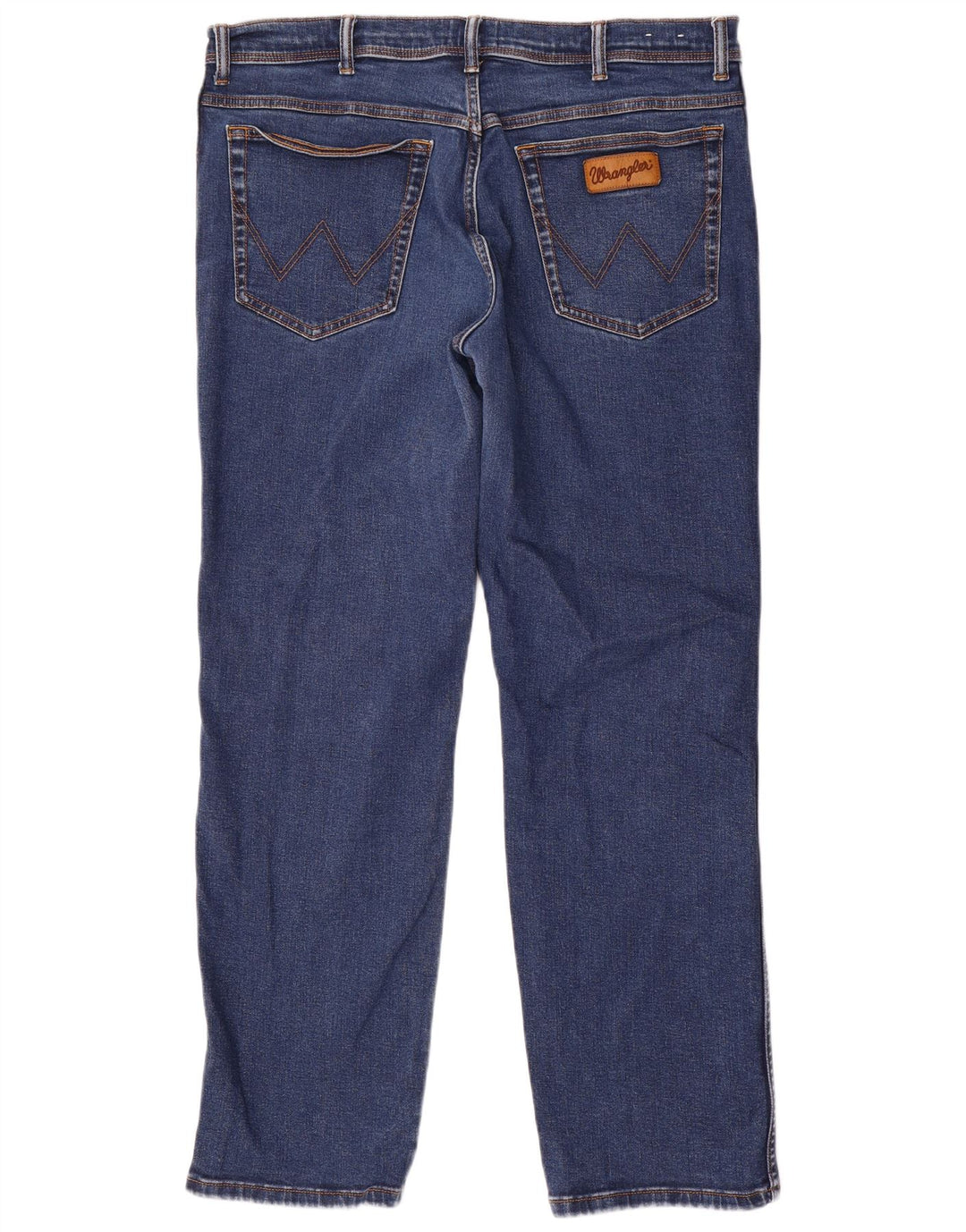 Wrangler Mens Texas Straight Jeans W40 L32 Blue Cotton