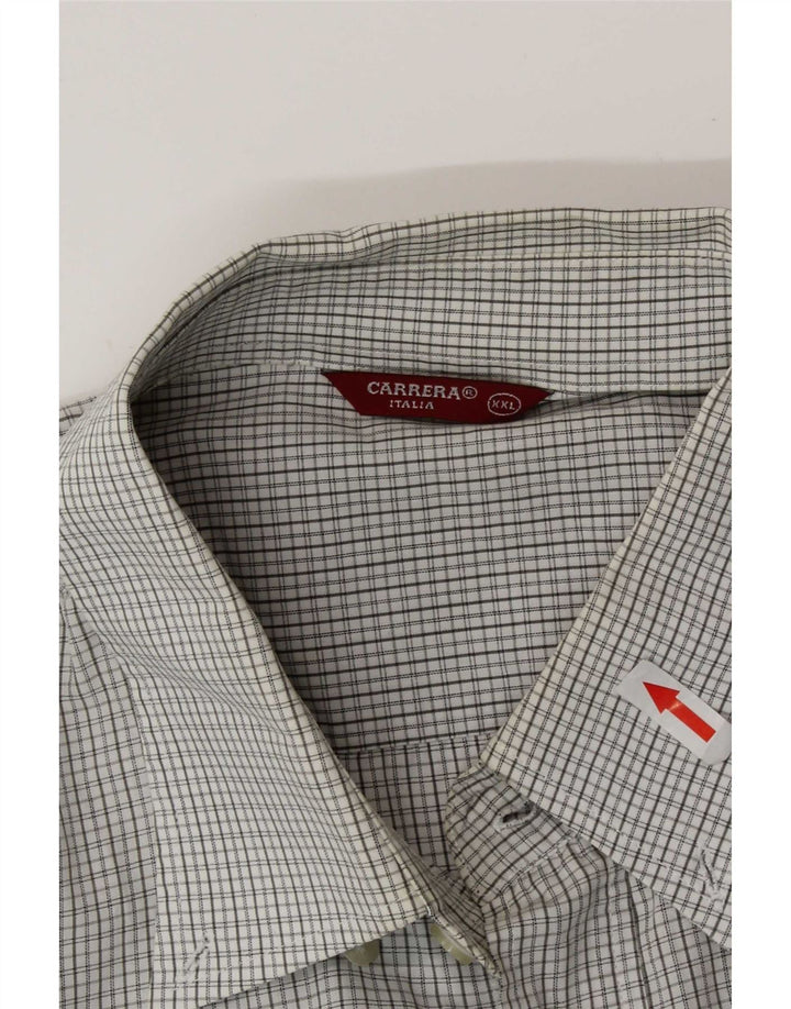Carrera Mens Shirt 2XL Grey Check