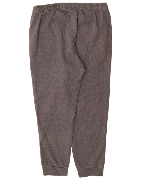 Adidas Mens Tracksuit Trousers Joggers XL Grey Flecked Cotton