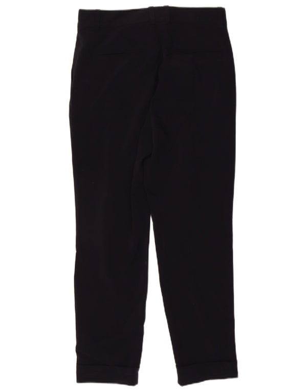 Cos Womens High Waist Tapered Suit Trousers EU 36 Small W27 L25 Navy Blue