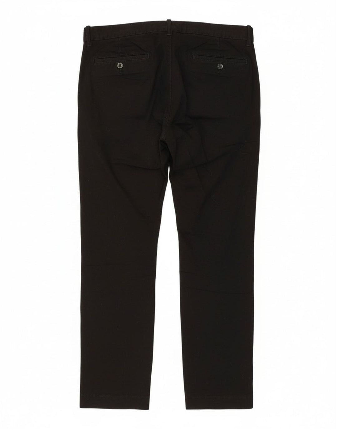 J. Crew Mens Flex Slim Suit Trousers W34 L30 Black Cotton