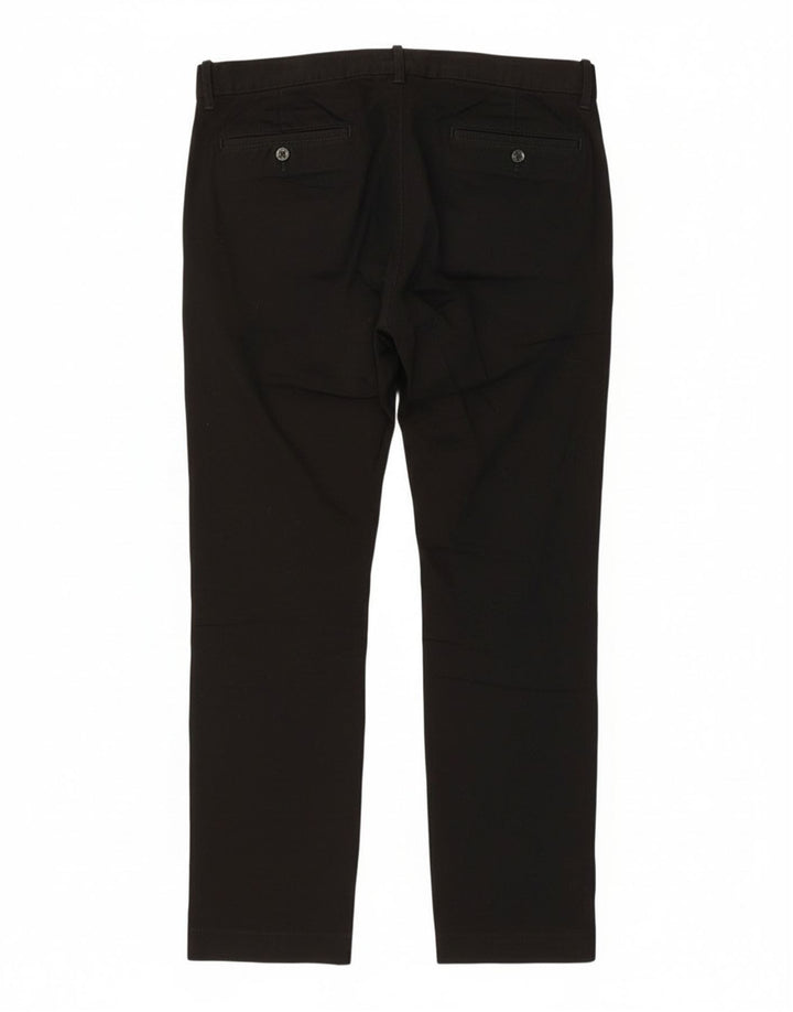 J. Crew Mens Flex Slim Suit Trousers W34 L30 Black Cotton