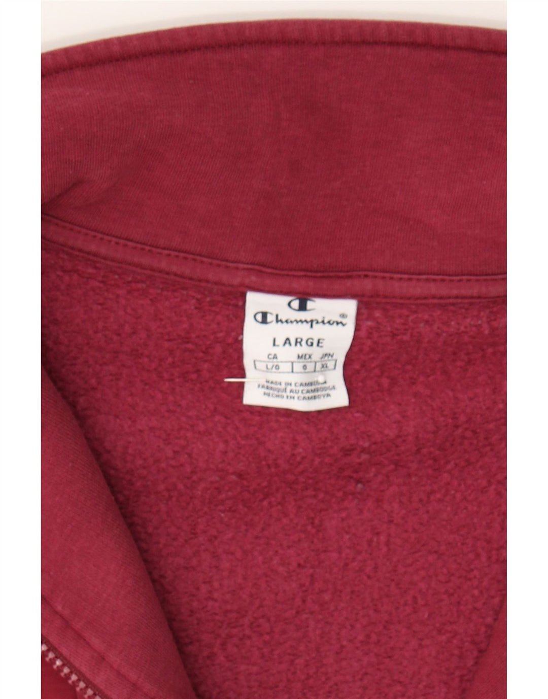 CHAMPION Womens Graphic Tracksuit Top Jacket UK 16 Large Red Vintage Champion and Second-Hand Champion from Messina Hembry 