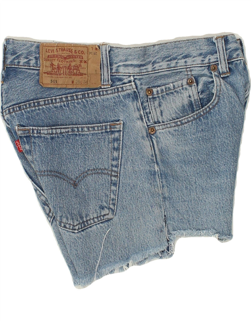 LEVI'S Mens 501 Denim Shorts W28 Small Blue | Vintage Levi's | Thrift | Second-Hand Levi's | Used Clothing | Messina Hembry 