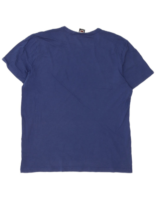 Colmar Mens Regular Fit Graphic T-Shirt Top Medium Blue