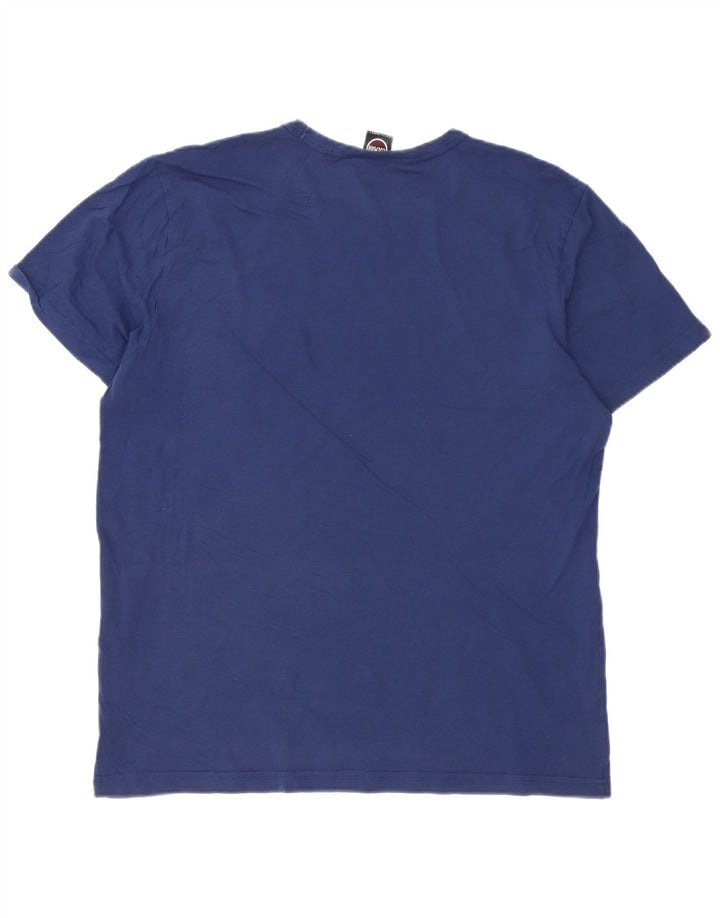 Colmar Mens Regular Fit Graphic T-Shirt Top Medium Blue