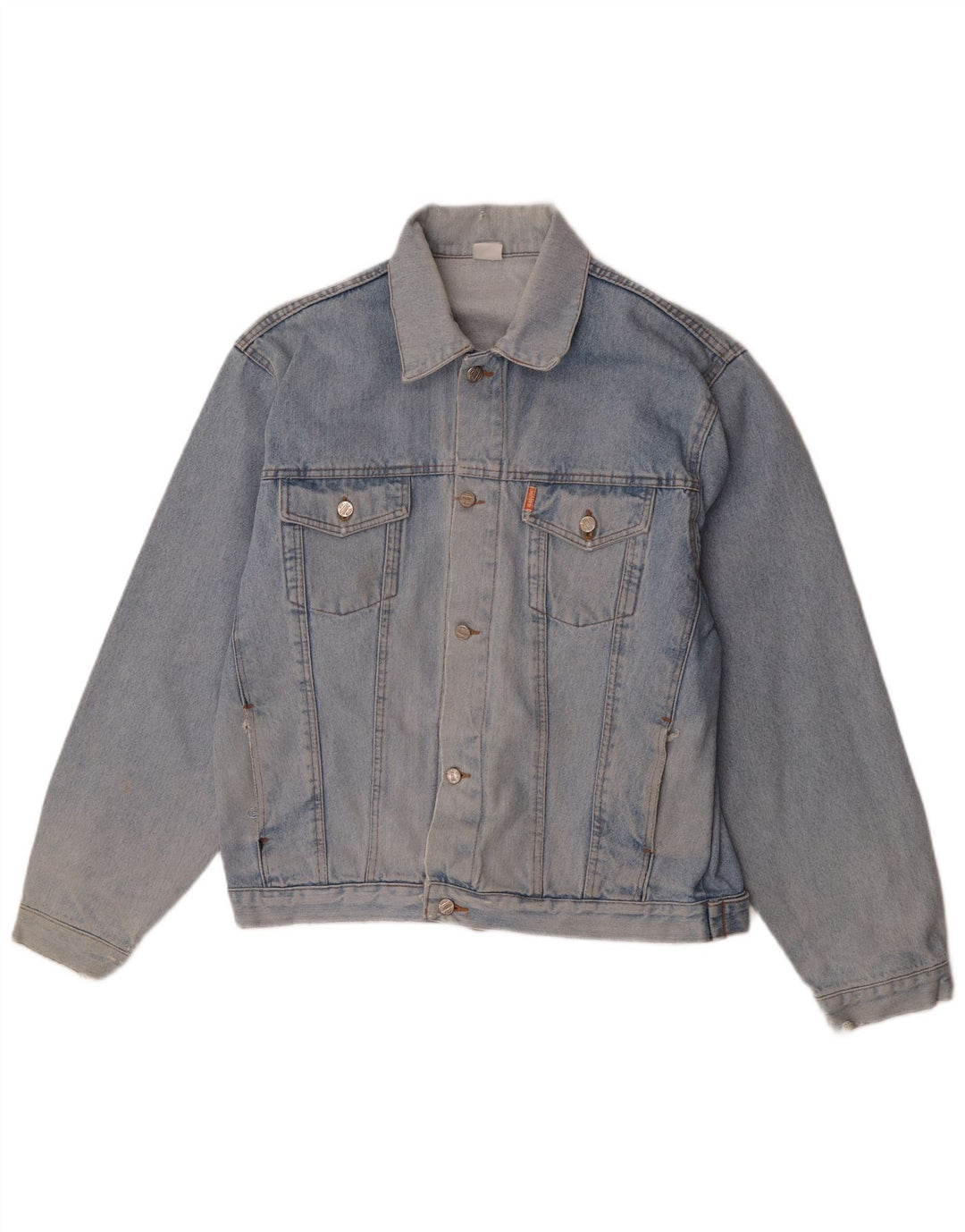 Vintage Mens Denim Jacket UK 40 Large Blue