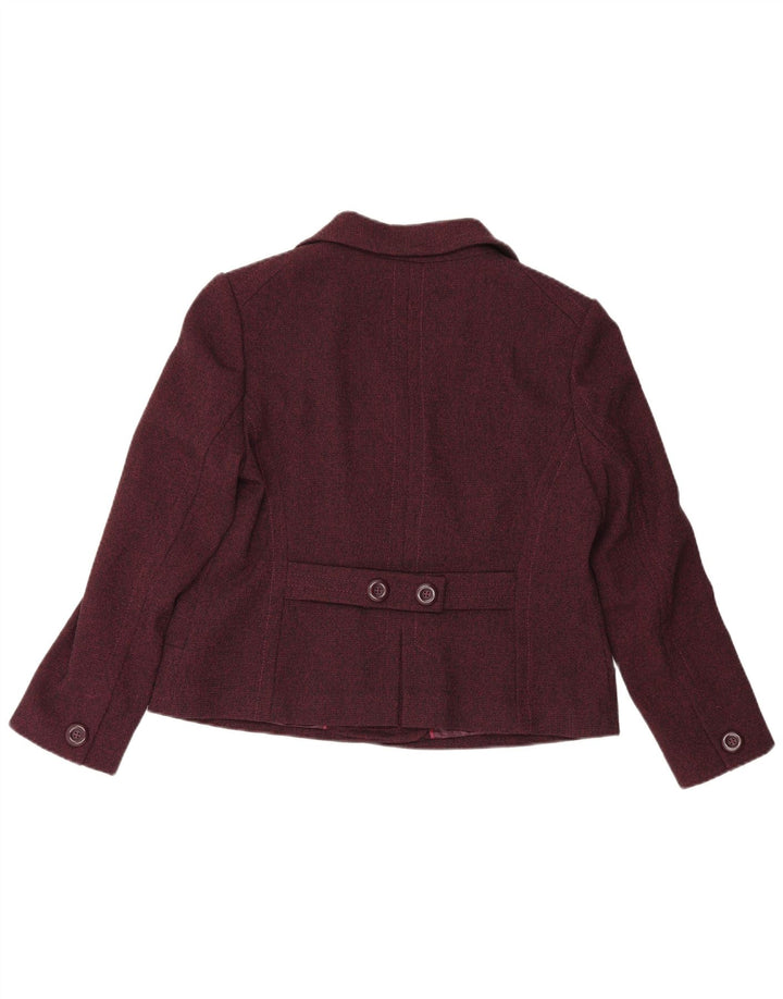 Marks & Spencer Womens Double Breasted Blazer Jacket UK 18 XL Burgundy