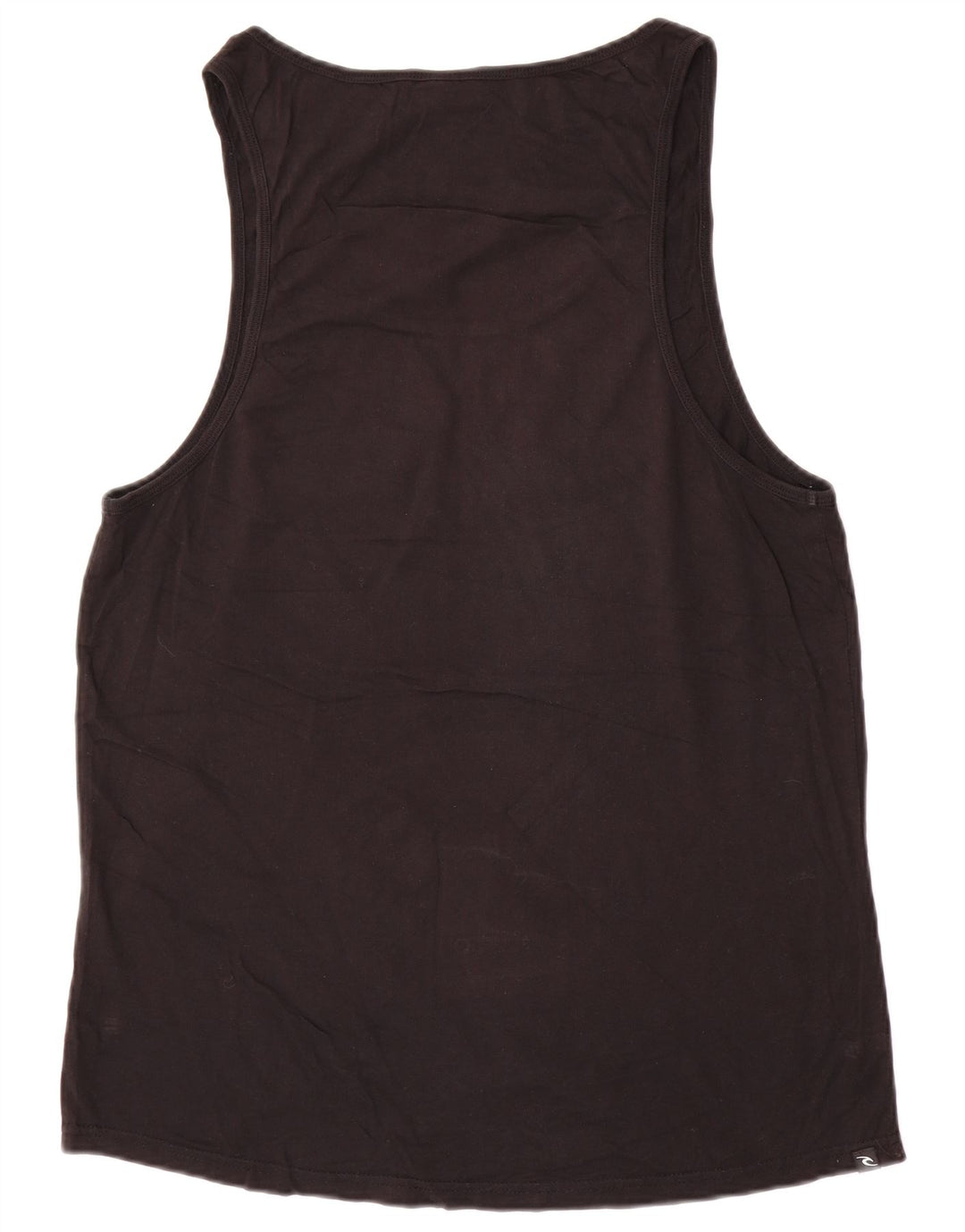 Rip Curl Mens Graphic Vest Top Large Black Cotton