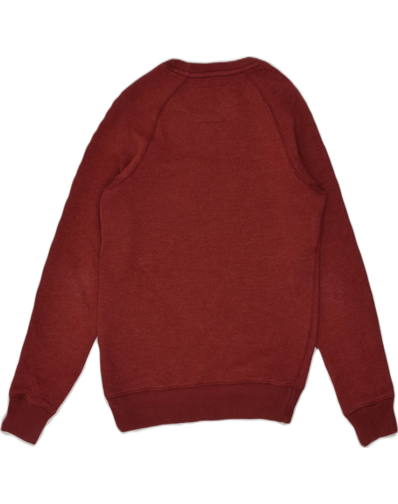 JACK WILLS Mens Graphic Sweatshirt Jumper 2XS Red Cotton | Vintage Jack Wills | Thrift | Second-Hand Jack Wills | Used Clothing | Messina Hembry 