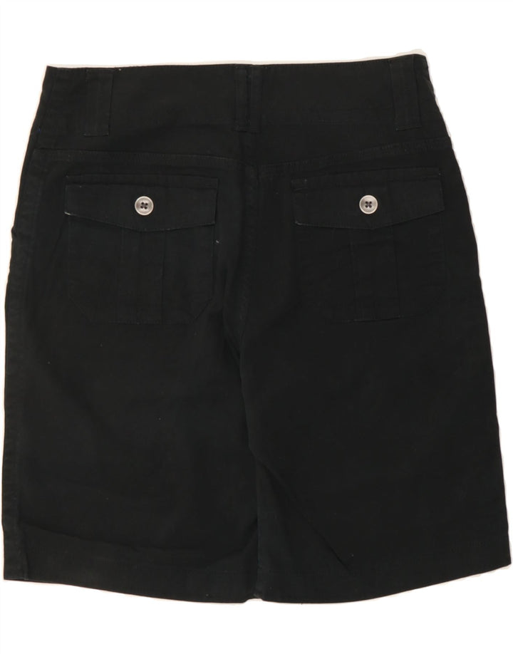 LEE Womens Natural Fit Casual Shorts US 8 Medium W30  Black Cotton Vintage Lee and Second-Hand Lee from Messina Hembry 