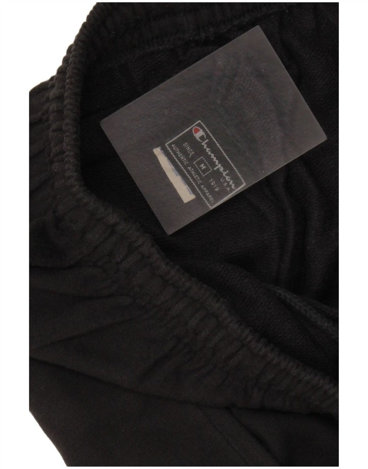 Champion Womens Tracksuit Trousers UK 12 Medium Black Cotton