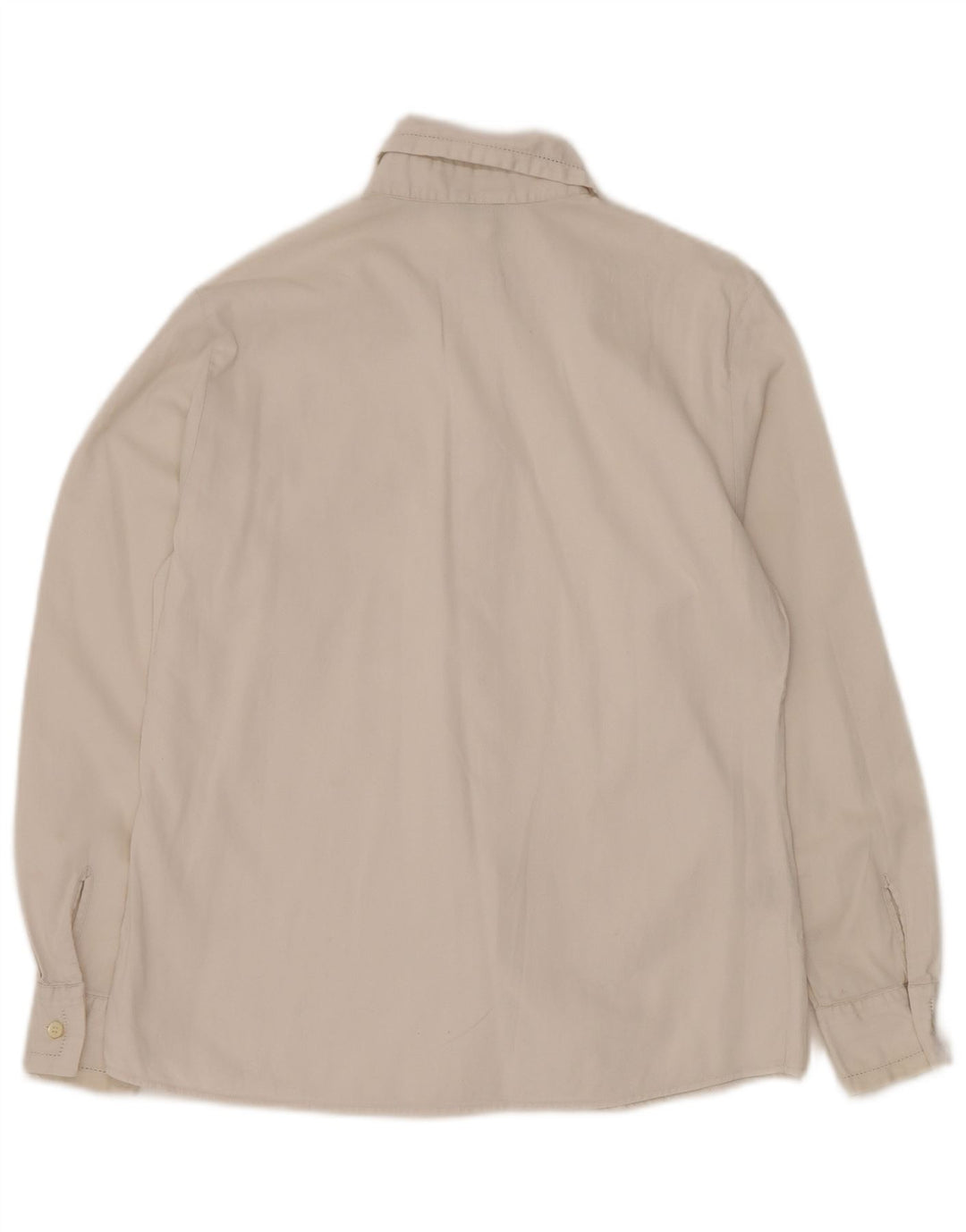 BENETTON Womens Shirt IT 42 Medium White Cotton