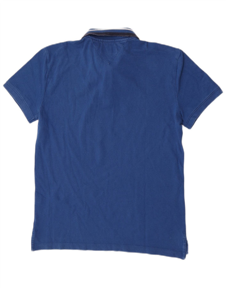 Tommy Hilfiger Mens Regular Fit Polo Shirt Small Blue