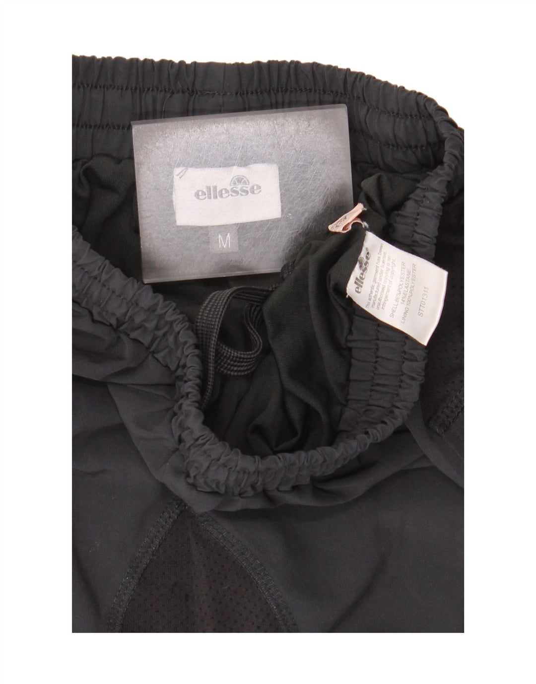 Ellesse Mens Sport Shorts Medium Black Colourblock Polyester