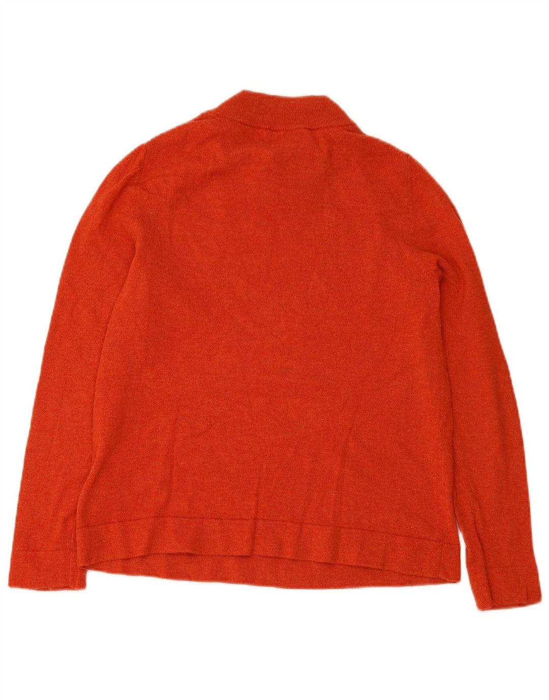 HOBBS Womens Turtle Neck Jumper Sweater UK 16 Large Orange Wool