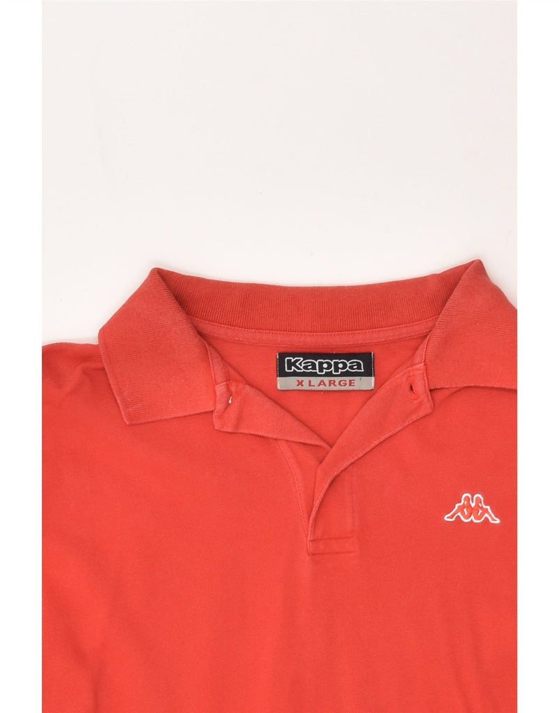 KAPPA Mens Polo Shirt XL Red Cotton | Vintage Kappa | Thrift | Second-Hand Kappa | Used Clothing | Messina Hembry 