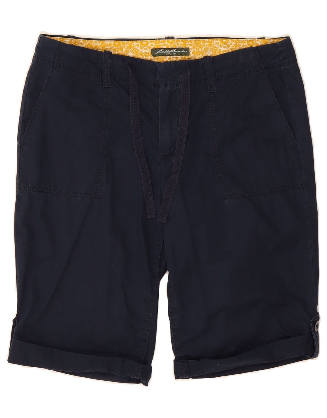 EDDIE BAUER Womens Casual Shorts US 4 Small W32 Navy Blue Cotton Vintage Eddie Bauer and Second-Hand Eddie Bauer from Messina Hembry 