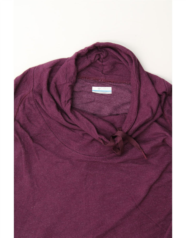 COLUMBIA Womens Longline Top Long Sleeve UK 18 XL Purple Polyester Vintage Columbia and Second-Hand Columbia from Messina Hembry 