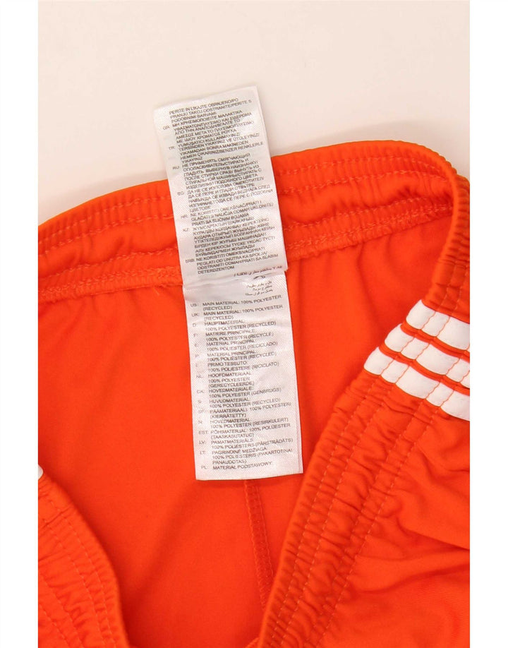 Adidas Mens Aeroready Sport Shorts Small Orange Polyester
