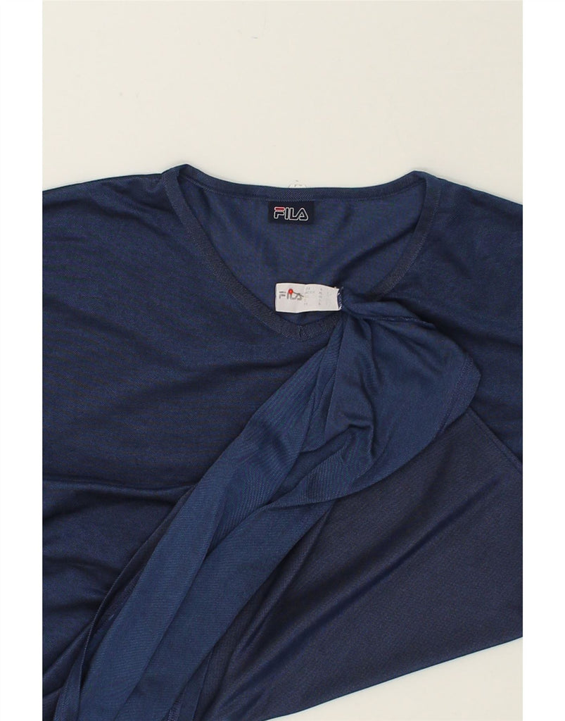 FILA Mens T-Shirt Top XL Blue Cotton | Vintage Fila | Thrift | Second-Hand Fila | Used Clothing | Messina Hembry 