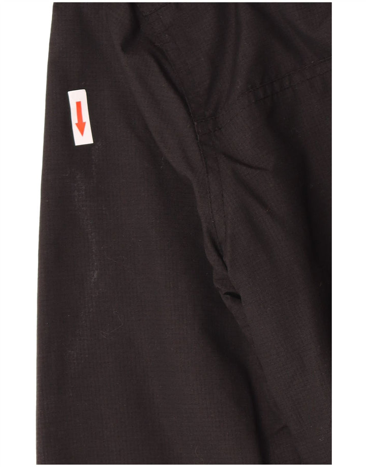 Superdry Womens Hooded Windbreaker Jacket UK 10 Small Black Nylon