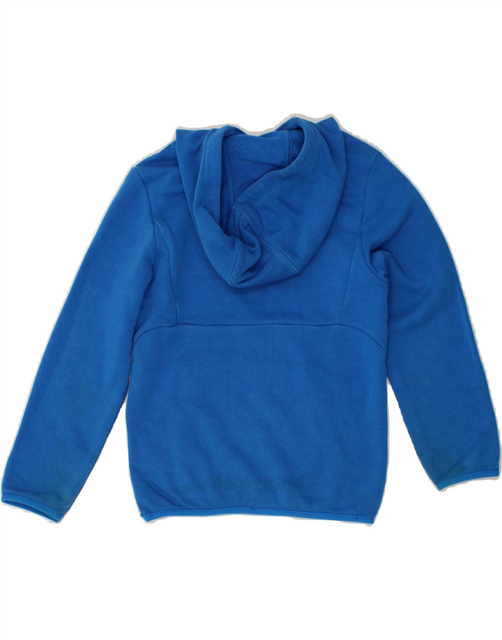 PUMA Boys Graphic Hoodie Jumper 5-6 Years Blue Cotton Vintage Puma and Second-Hand Puma from Messina Hembry 