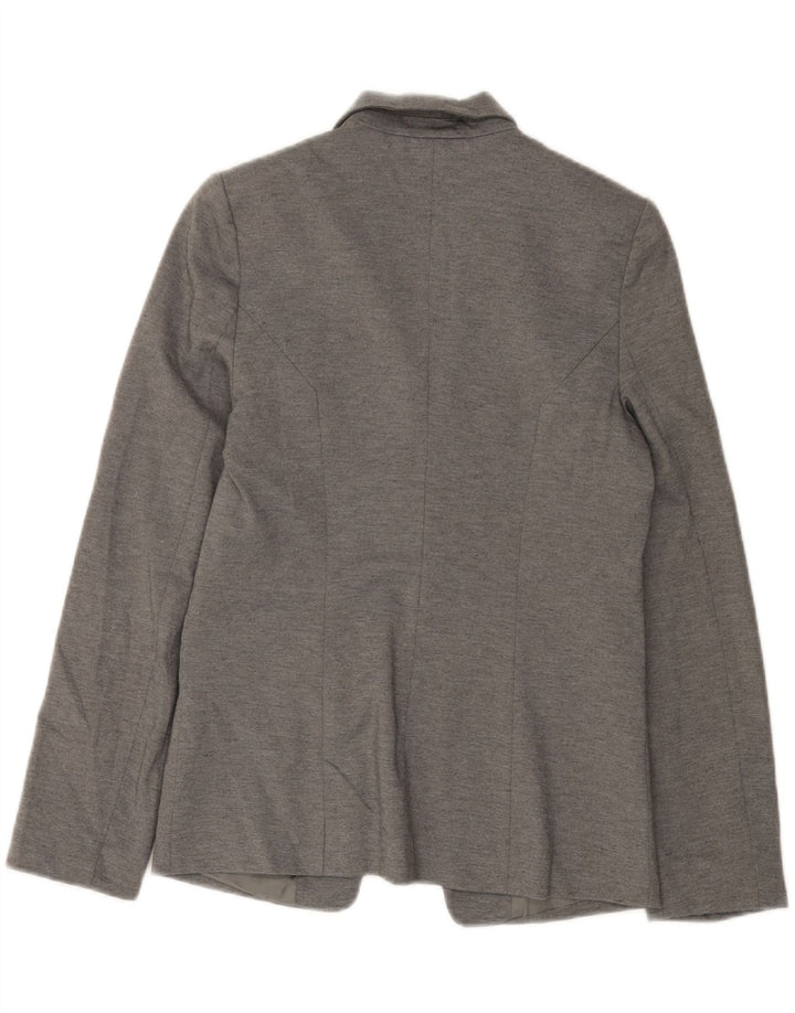 Oasis Womens Open Blazer Jacket UK 10 Small  Grey Polyester